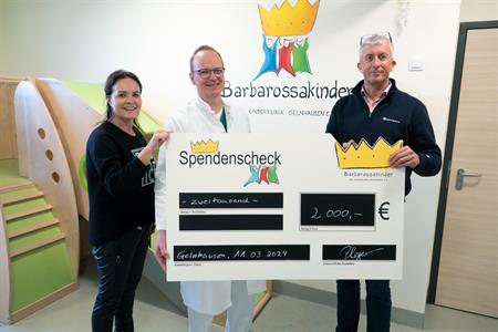 Jubiläumsspende zugunsten der Kinderklinik Gelnhausen