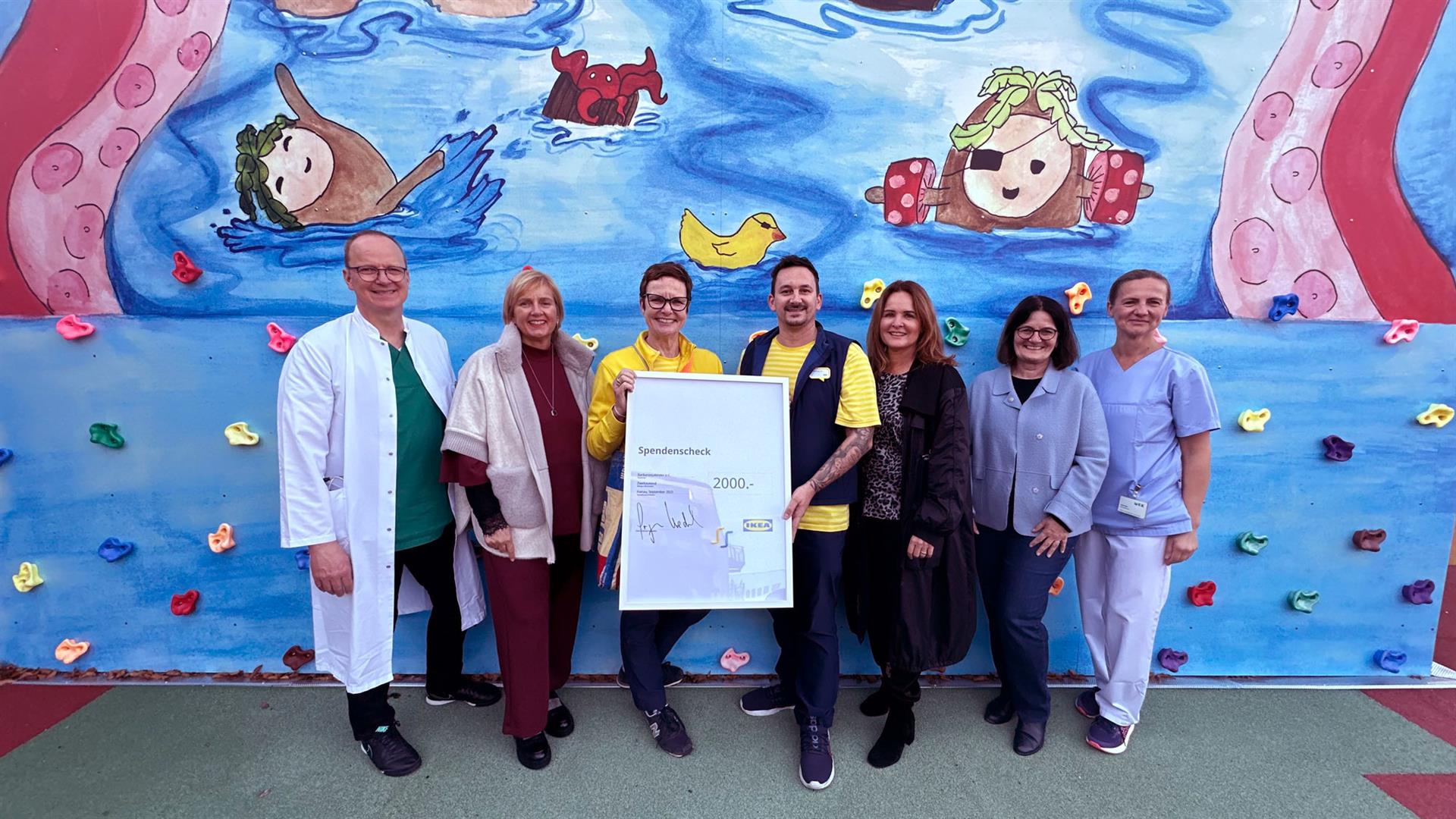 IKEA Hanau spendet 2.000 Euro für das Großprojekt „Transportinkubator“ der Barbarossakinder