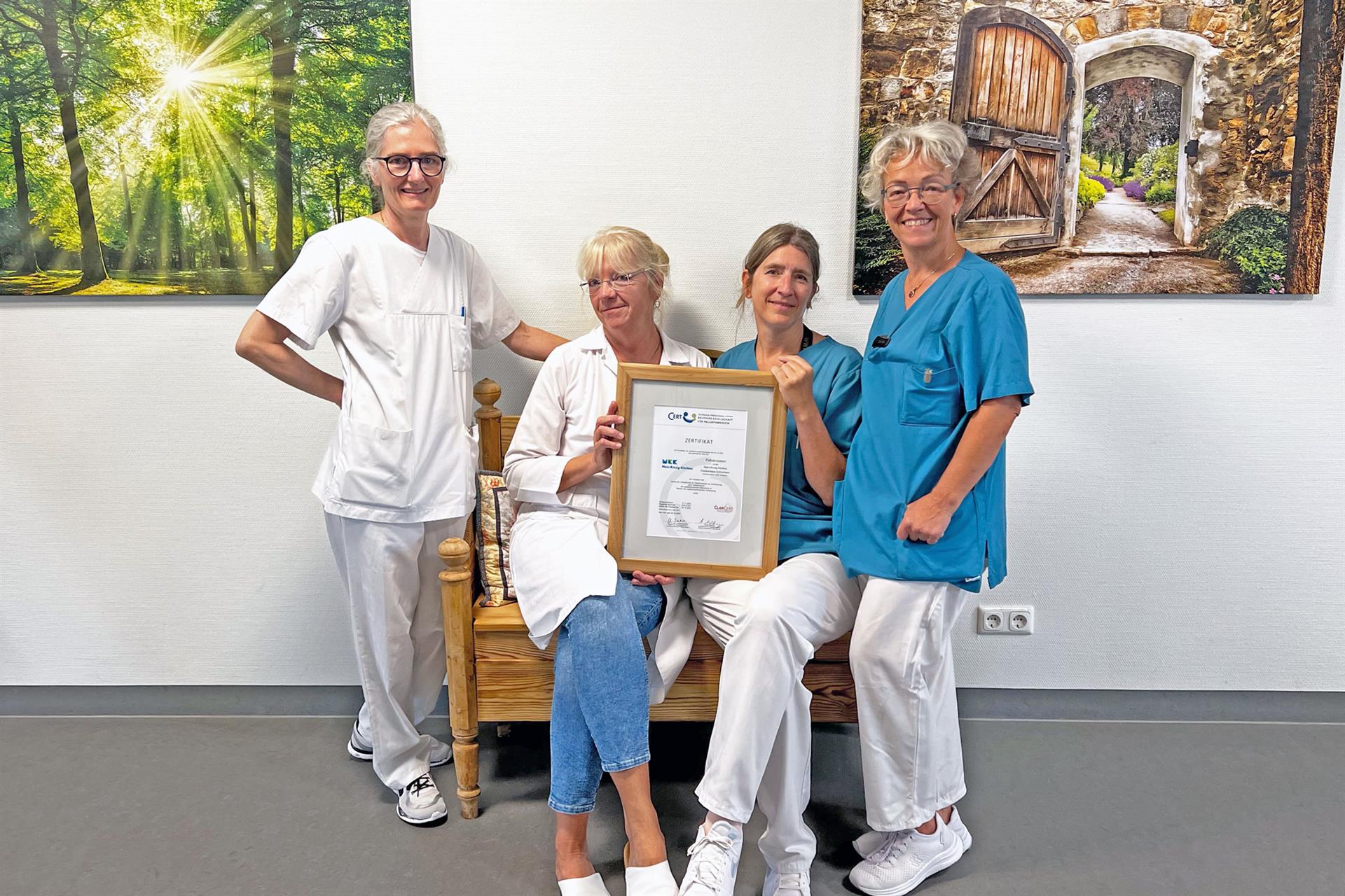  Main-Kinzig-Kliniken: Zertifizierung der Palliativstation im Krankenhaus Schlüchtern bestätigt