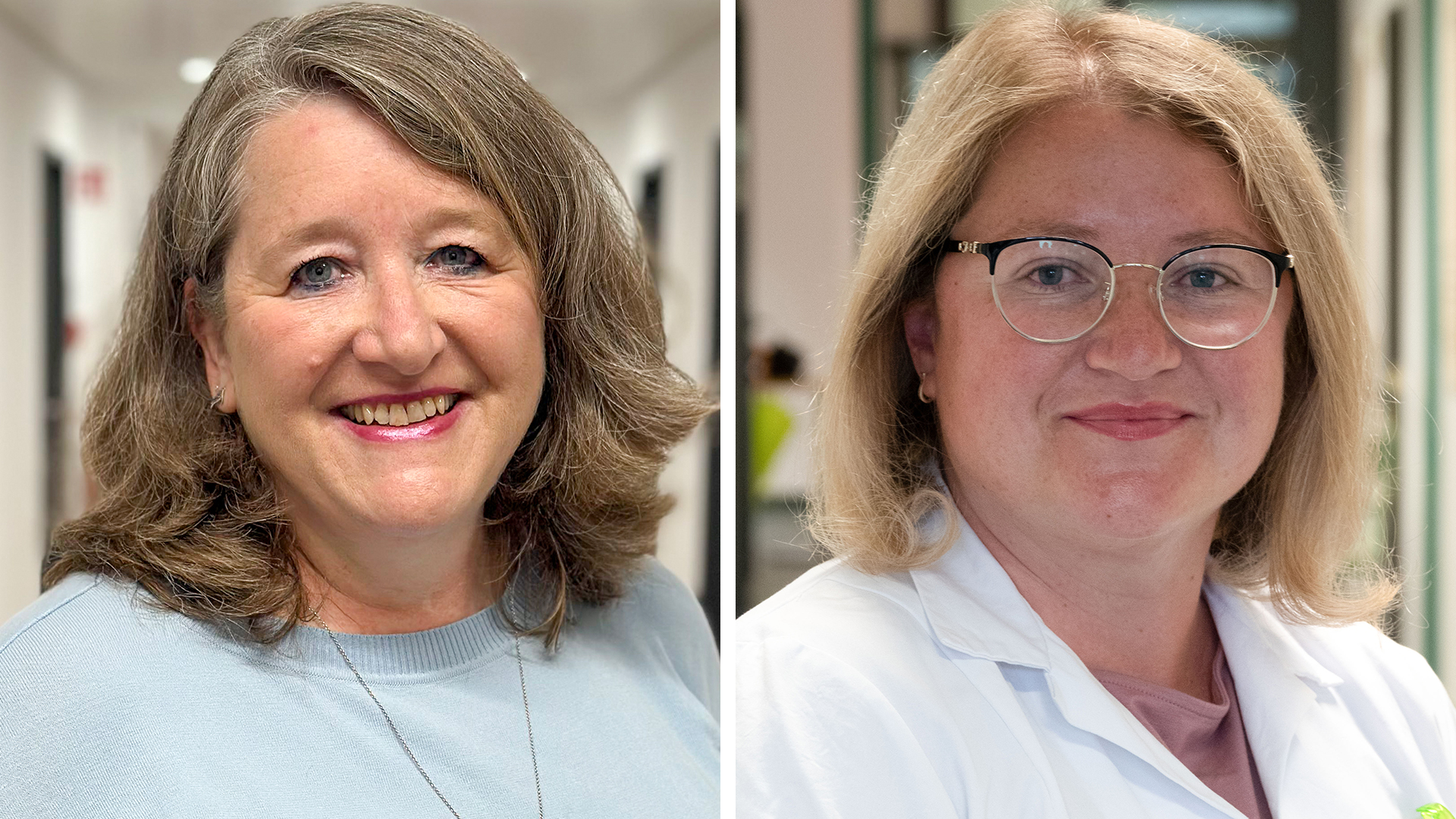 Dr. med. Tatjana Müller Neugebauer links und Loredana Iuriet rechts