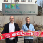 Christian Quack, Geschäftsführer der Main-Kinzig-Kliniken und Corinna Müller, Geschäftsführerin TV Gelnhausen