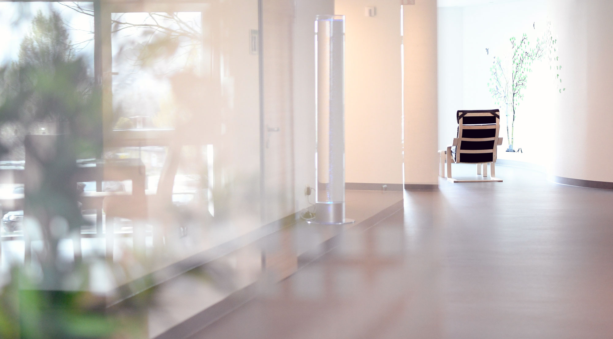 Ein Flur auf der Palliativstation