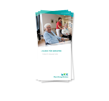 Flyer für Geriaterie