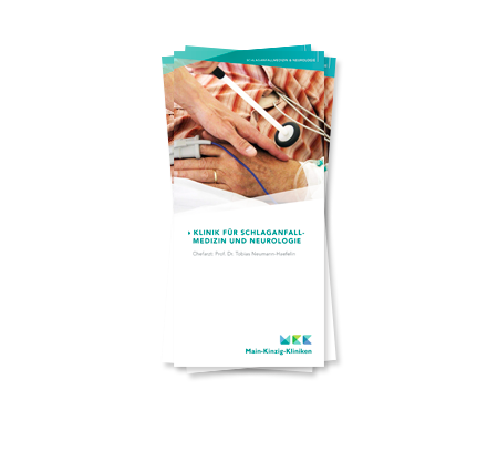 Flyer Klinik für Schlaganfall Medizin und Neurologie