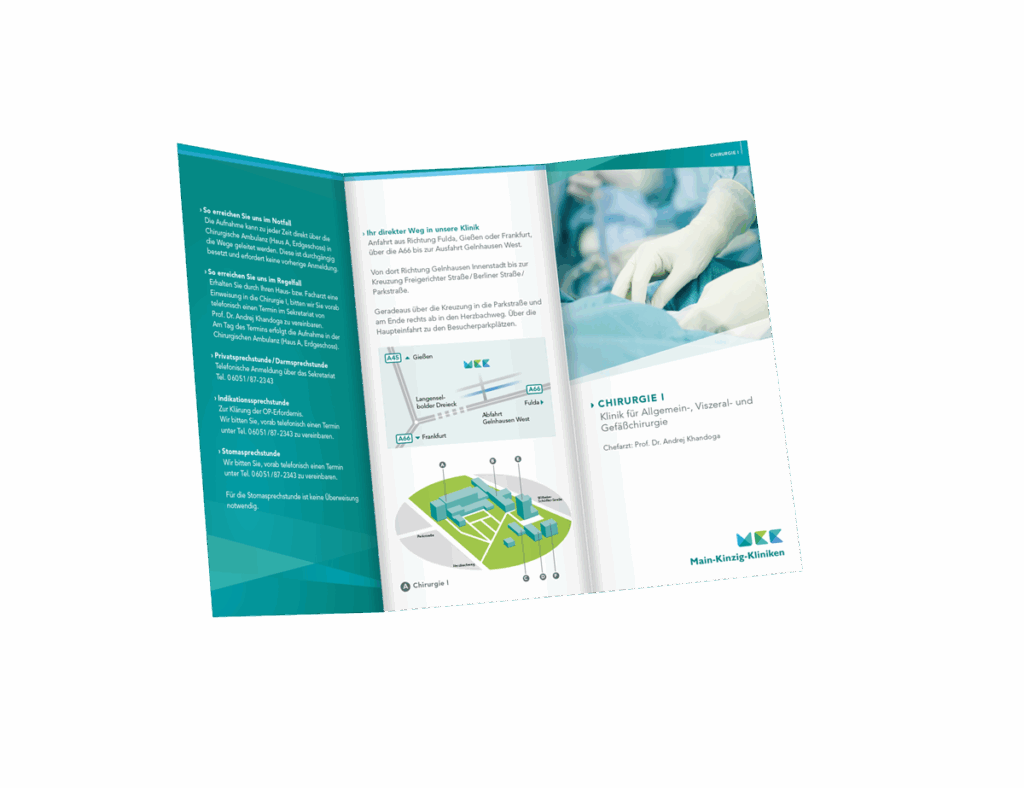 Main-Kinzig-Kliniken Chirurgie Flyer