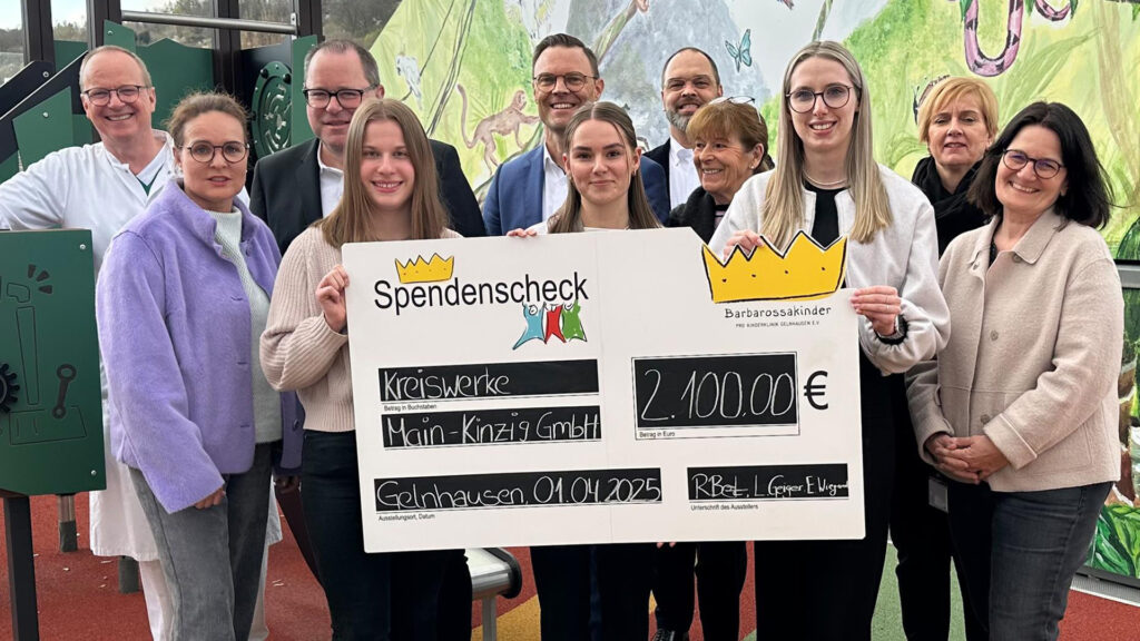 Schüler spenden für Kinderklinik Gelnhausen