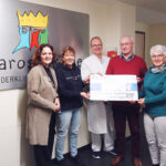 Drei Tornado-Fans spenden 750 Euro an den Förderverein Barbarossakinder e.V. in Gelnhausen