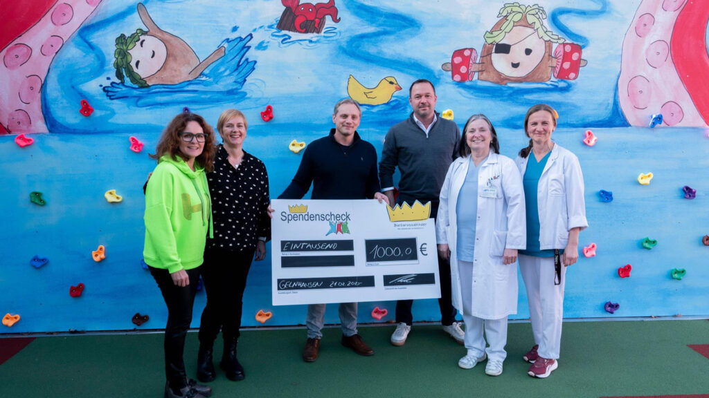 Kältetechnik Landmann und Walter spendet 1.000 Euro an die Barbarossakinder