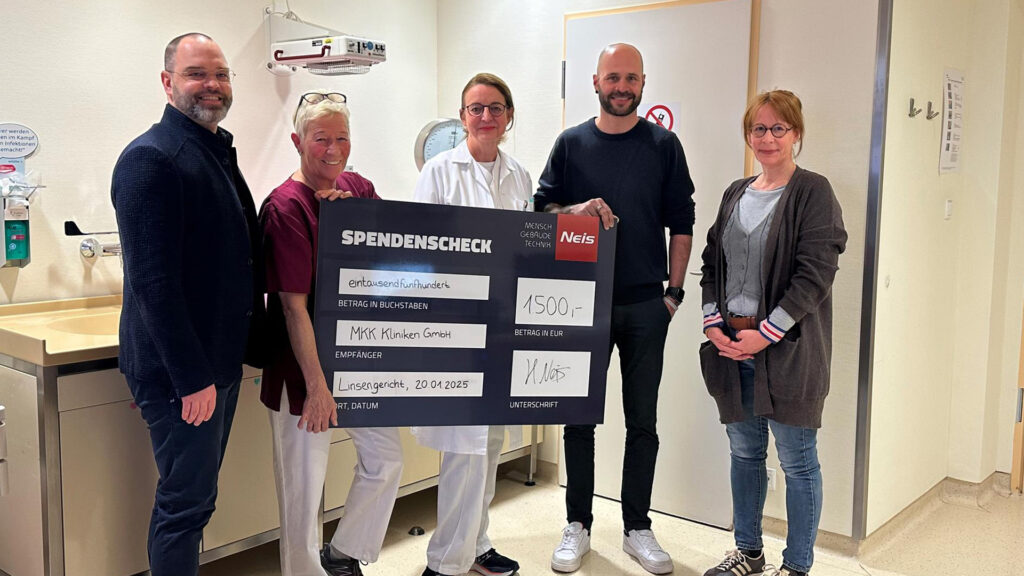 Elektrotechnik Neis unterstützt die Gelnhäuser Geburtshilfe