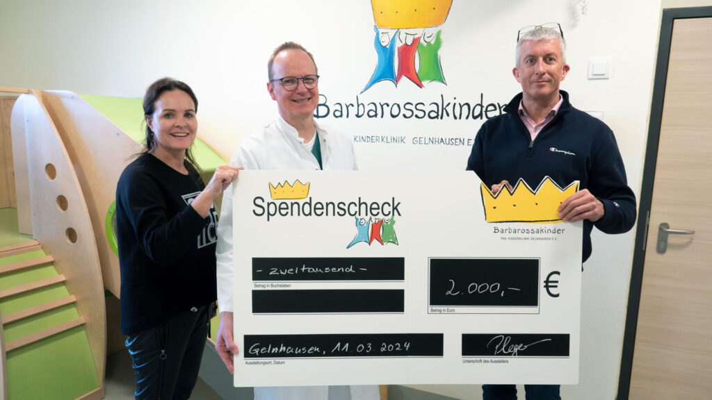 Jubiläumsspende zugunsten der Kinderklinik Gelnhausen