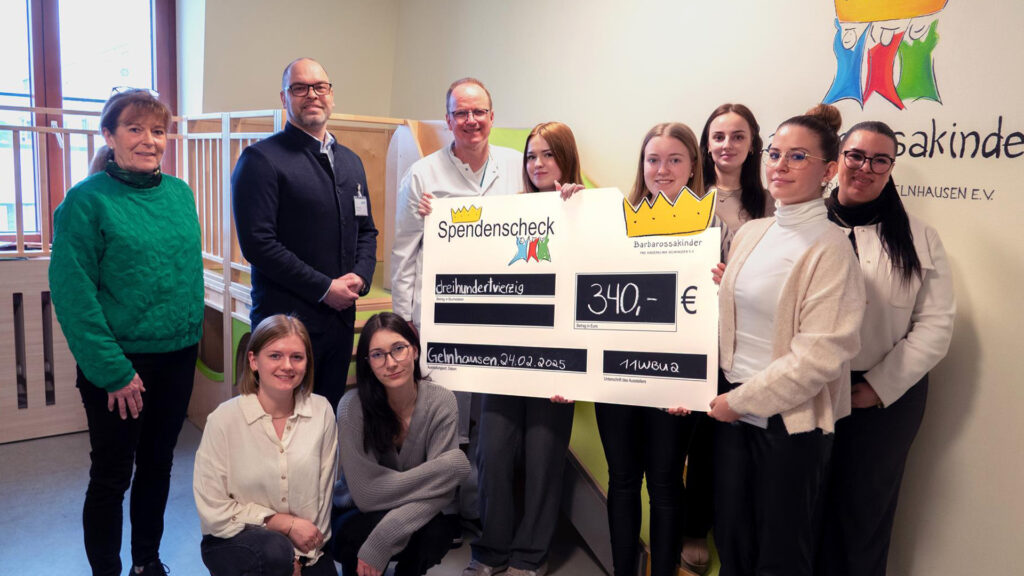 Schüler der Beruflichen Schulen Gelnhausen spenden für die Barbarossakinder e.V.