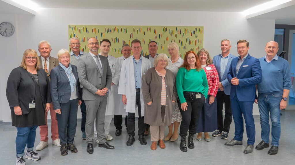 im Krankenhaus Schlüchtern versammelten sich die politischen Vertreter der Region