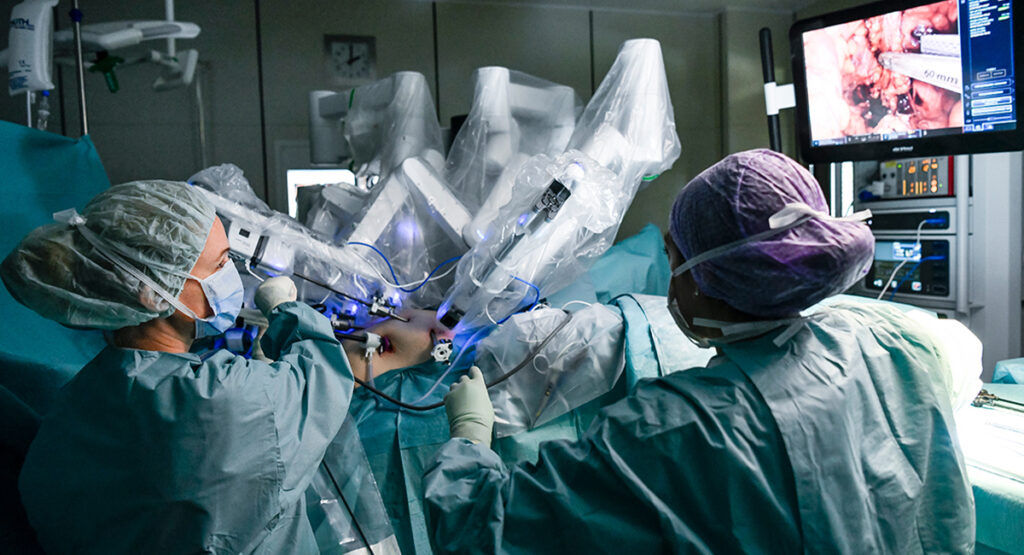 Behandlungen mit DaVinci Robotersysteme