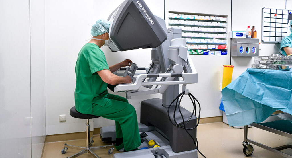 Behandlungen mit DaVinci Robotersysteme