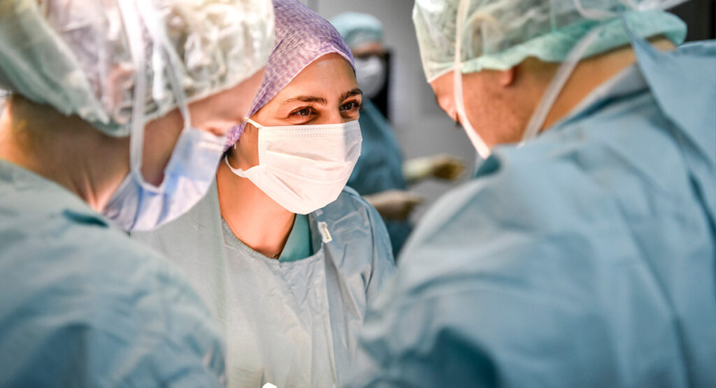 Behandlungen mit DaVinci Robotersysteme