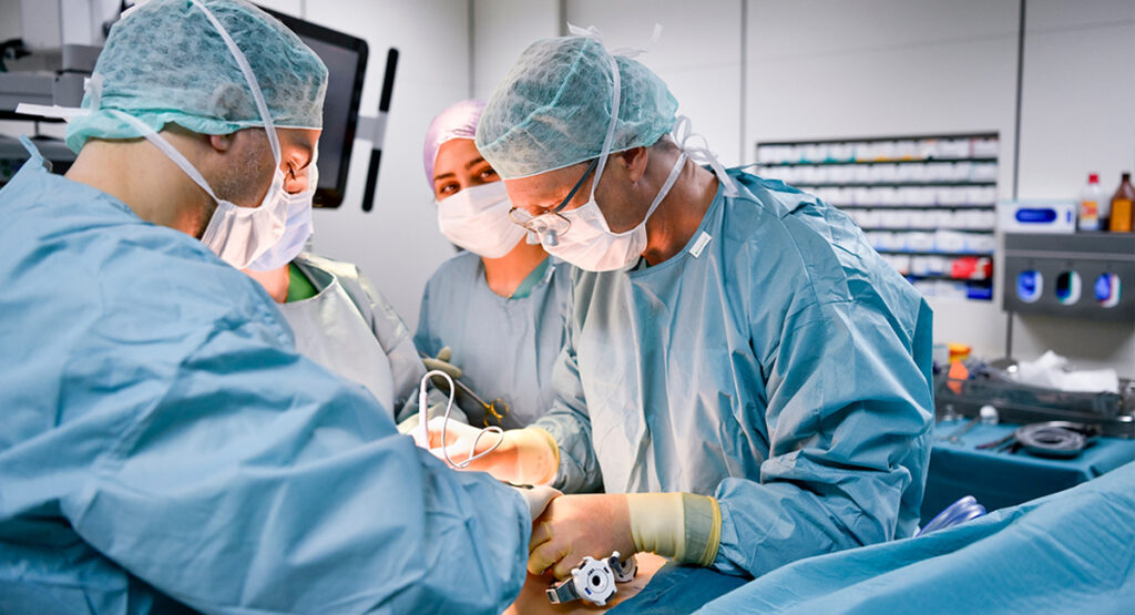 Behandlungen mit DaVinci Robotersysteme