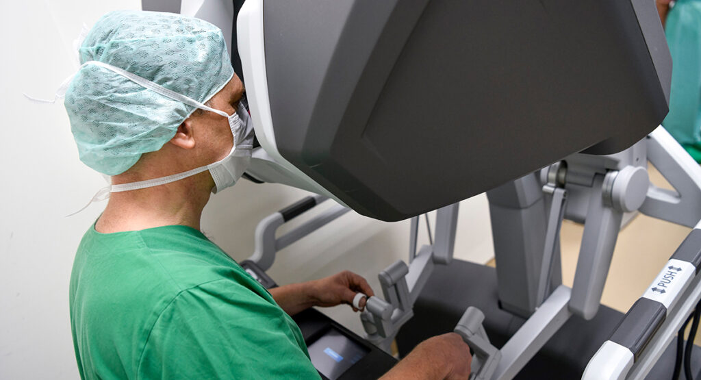 Behandlung mit dem DaVinci Robotersystem