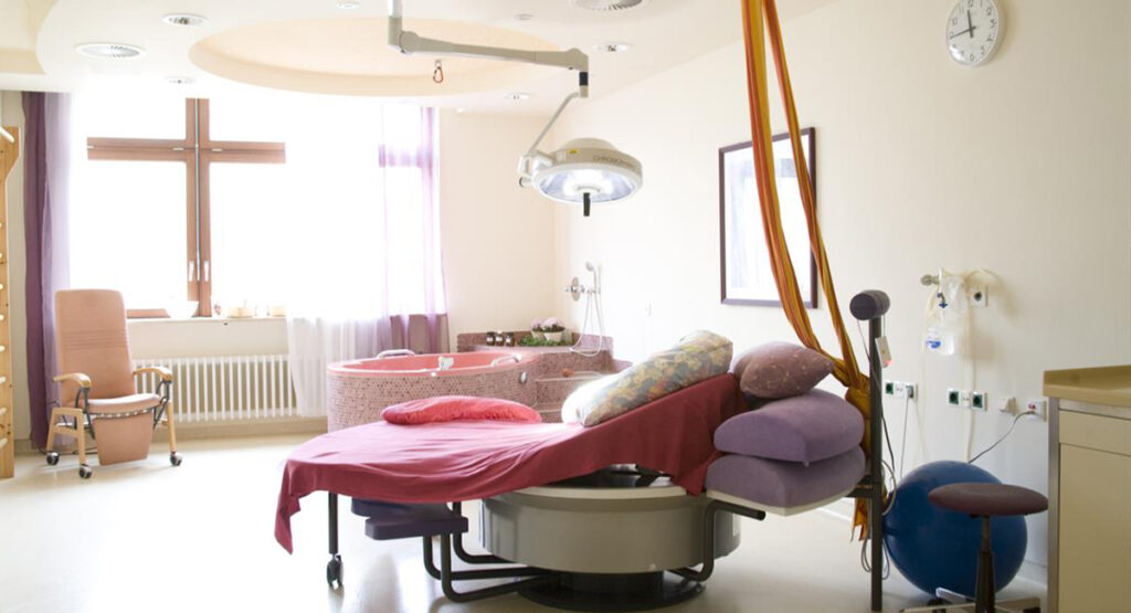 Vorbereitungsraum für Geburtsvorbereitungen