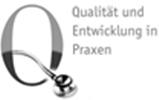 Qualität und Entwicklung in Praxen Logo